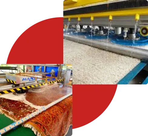 مراحل شستشو قالی در قالیشویی کریم خان